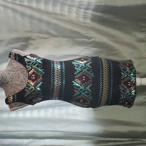 Black dress with Sequence